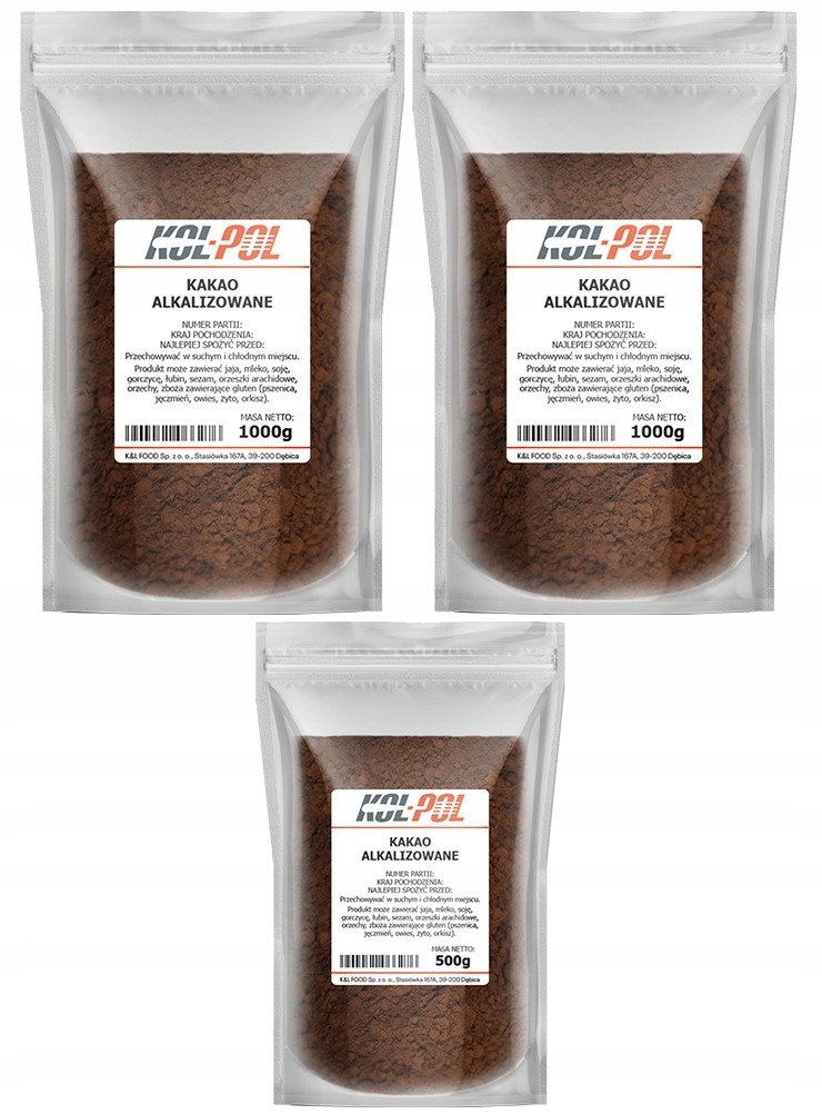 Kakao 2,5kg Přírodní v prášku alkalizované