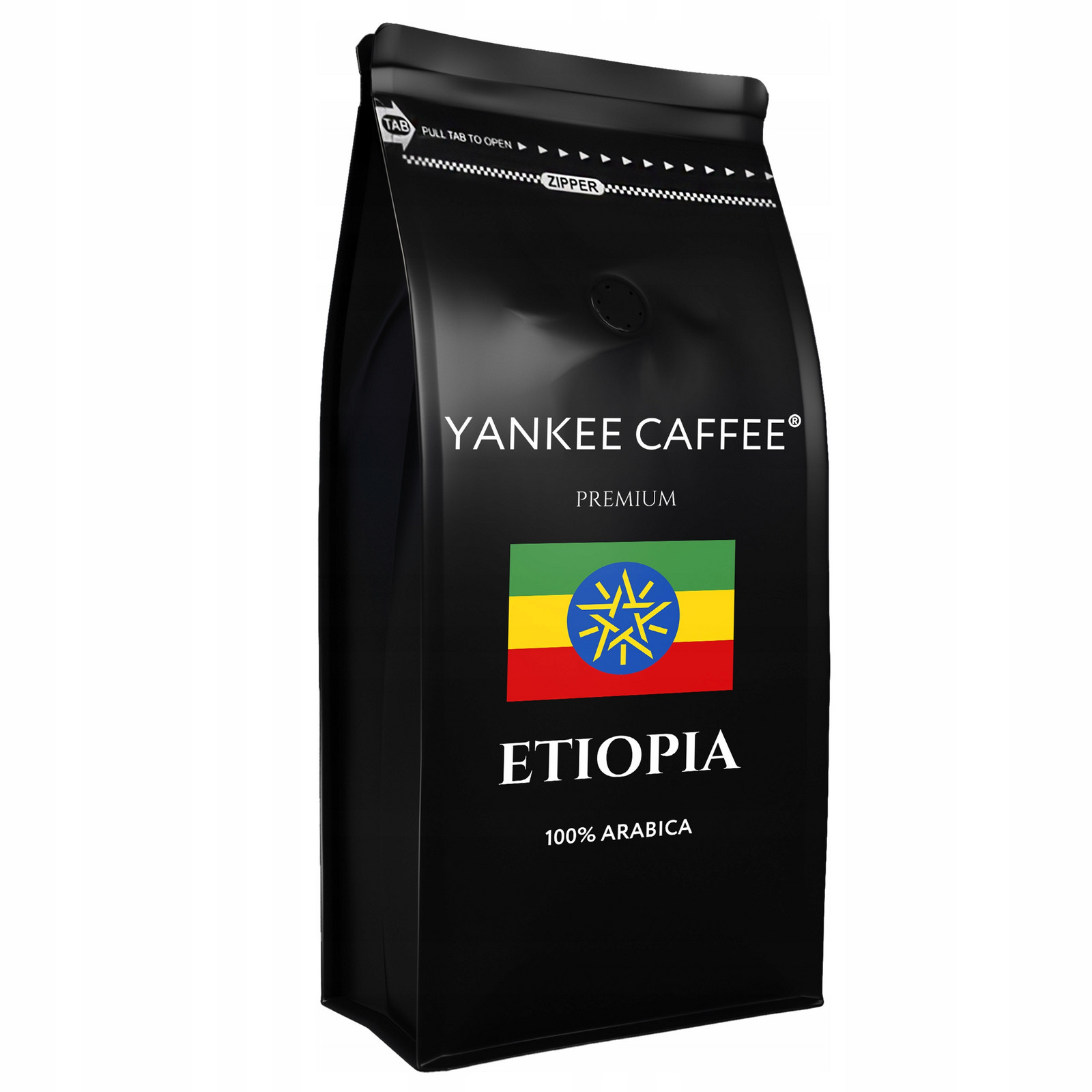 Káva zrnková 1kg Arabica čerstvě pražená Etiopie Pro kávovar a překapávač