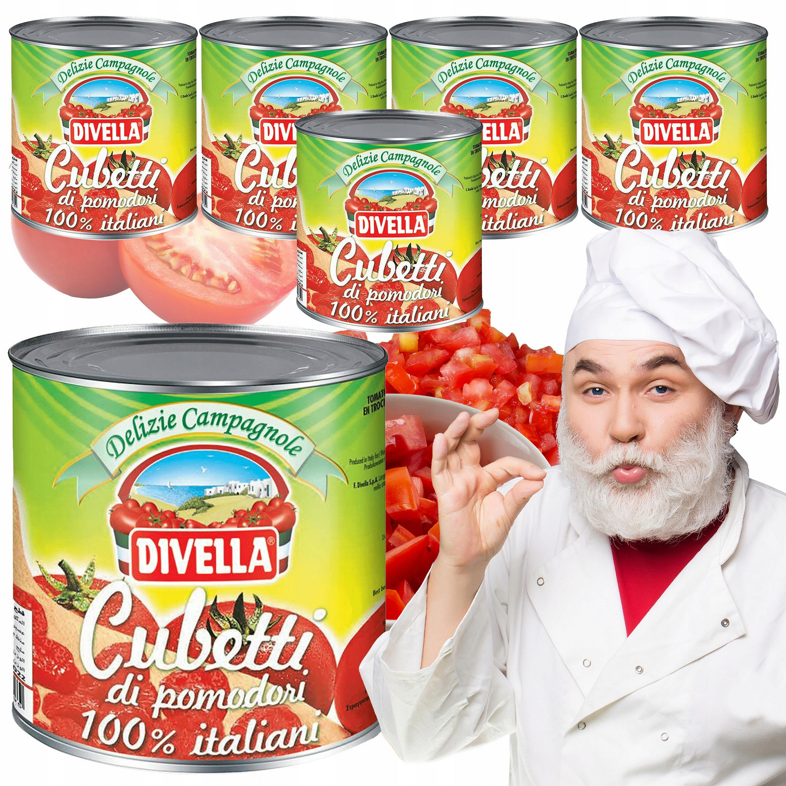 Rajčata Krájená 6 X 2,5 Kg Pelati