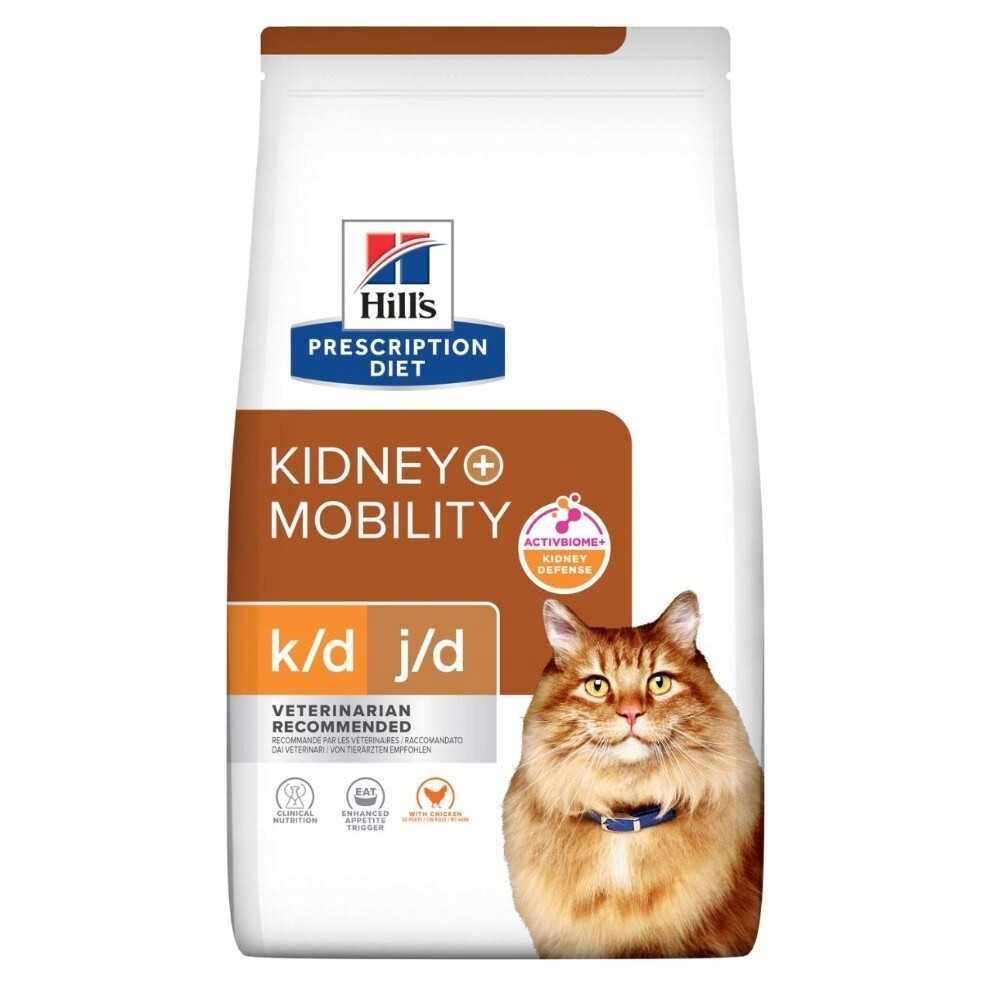 Suché krmivo pro kočky Hill's Pd Feline k/d Mobility 3kg