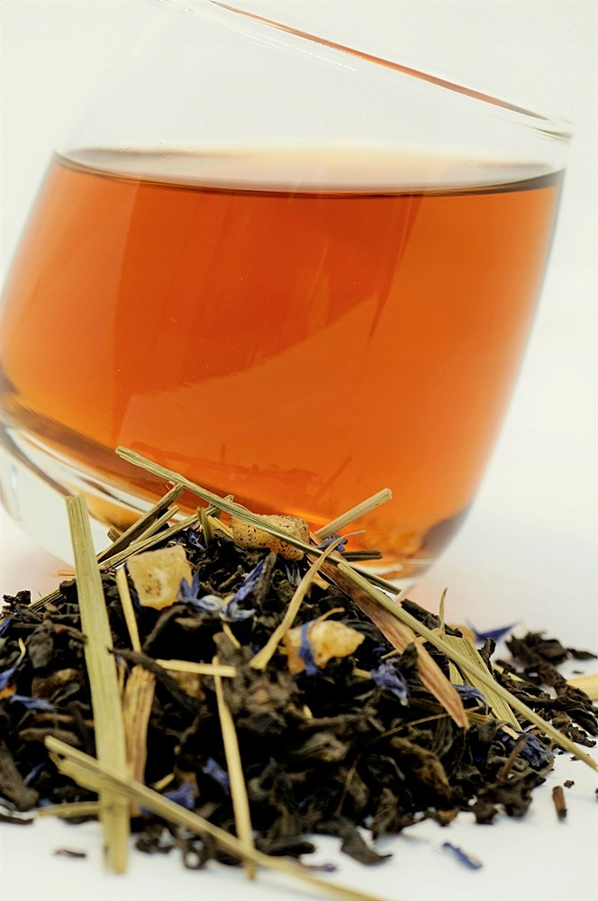 Lady Grapefruit 500g čaj Puerh tráva citronová