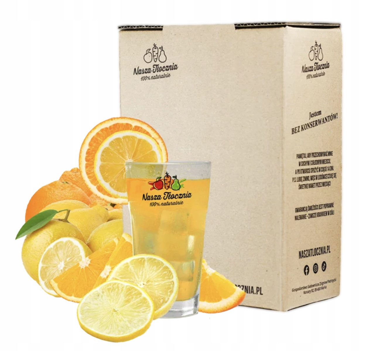Nasza Tłocznia Limonáda Pomeranč a Citron 5l