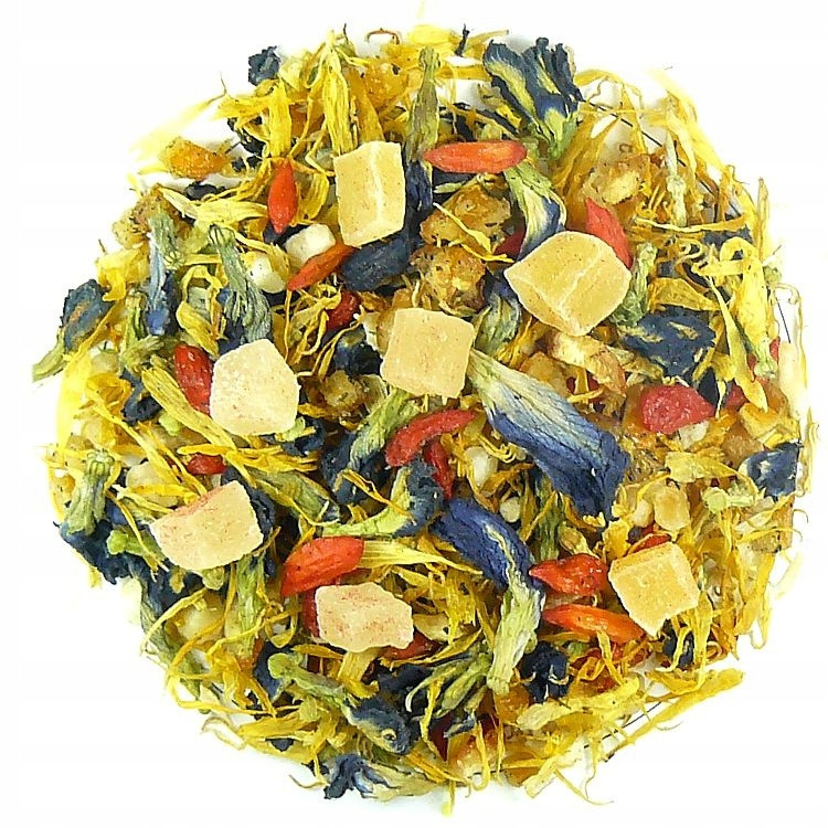 Čaj Mango Indigo Pomeranč meloun Klitoria goji 1 kg