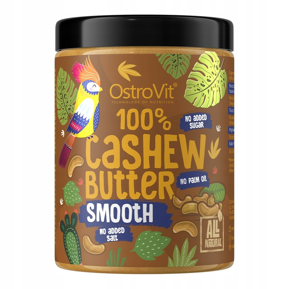 OstroVit 100% Cashew Butter 1 Kg Máslo z Nerkovce