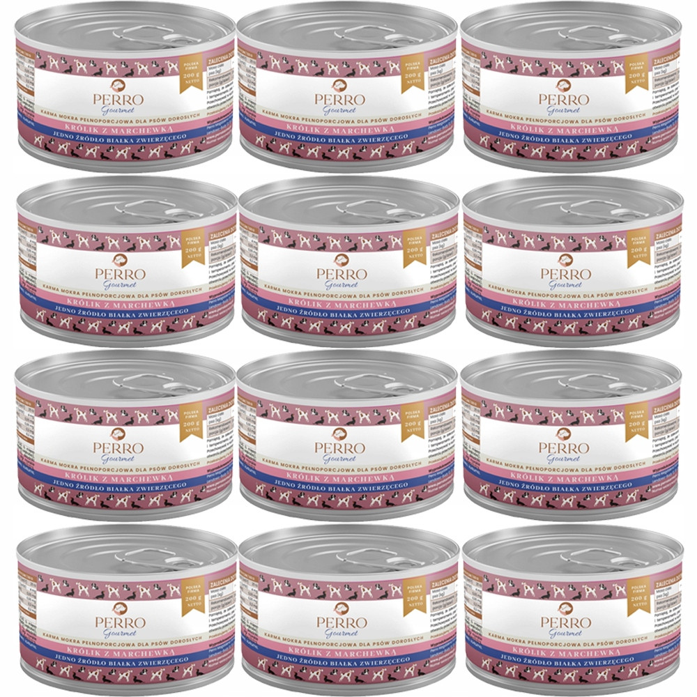 Perro Gourmet pro dospělé psy MIX Chutí 12x200g