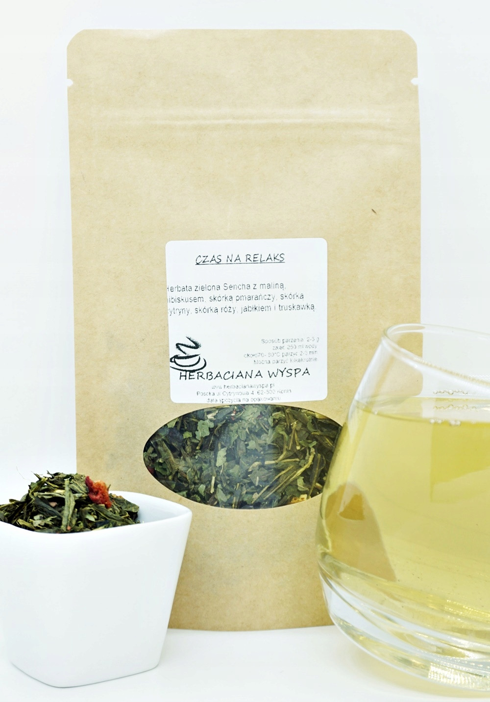 Čas Na Relaxaci čaj zelený Sencha 1 kg Osvěžující S Meduňkou