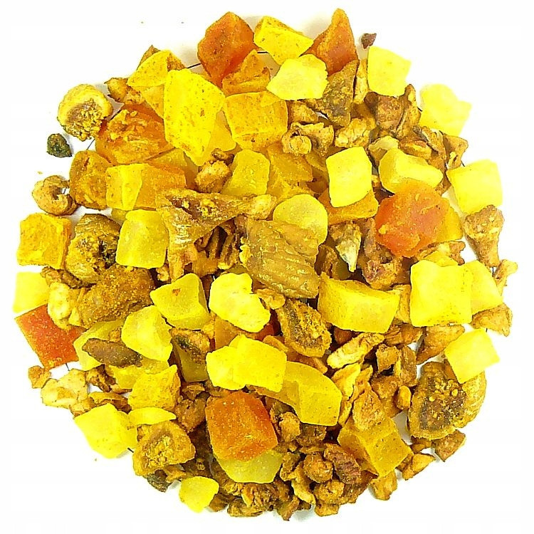 Čaj Ovocný KurkuMango Kurkuma fík Pomeranč ananas 1kg