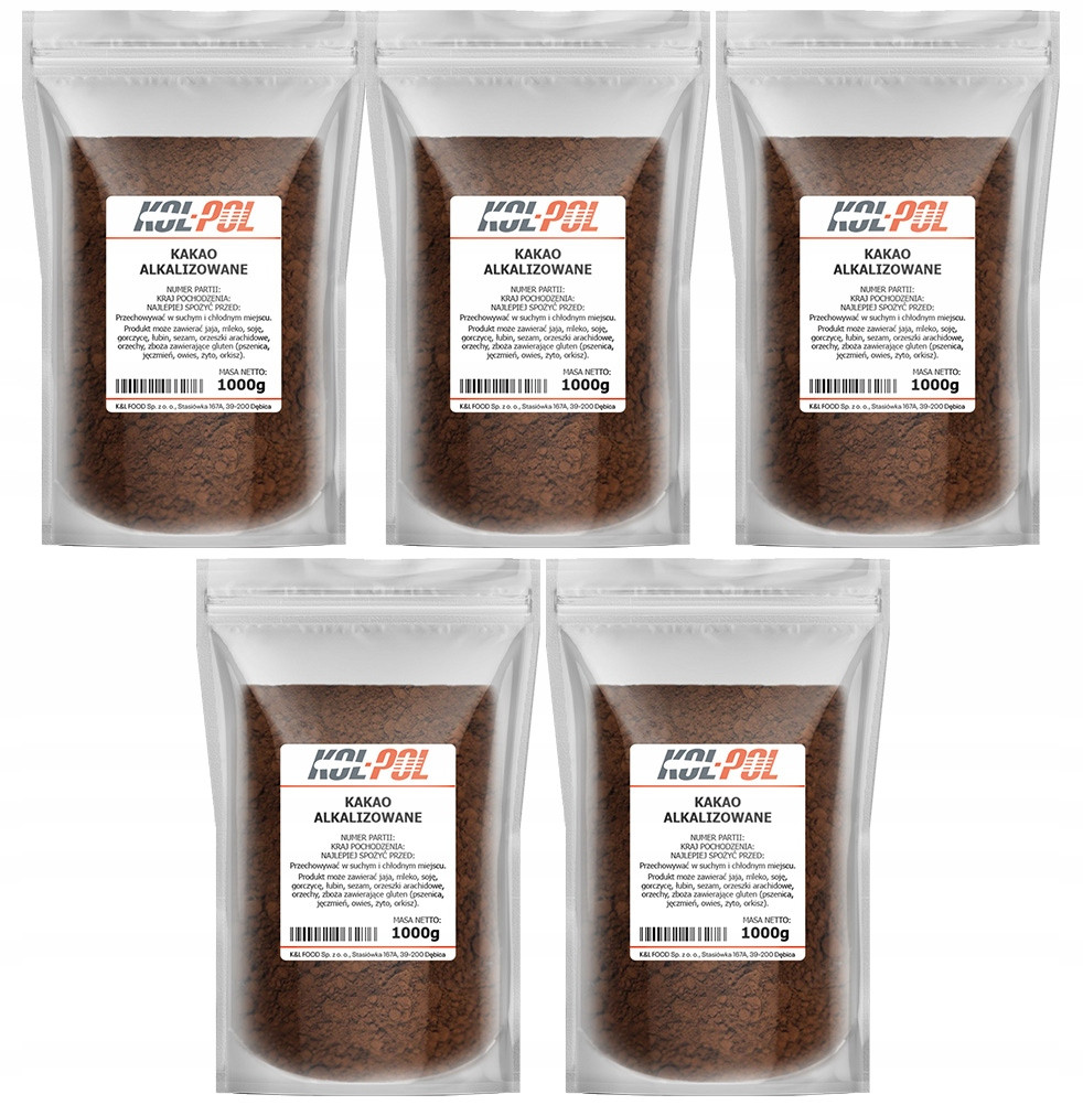 Kakao 5kg Přírodní v prášku alkalizované