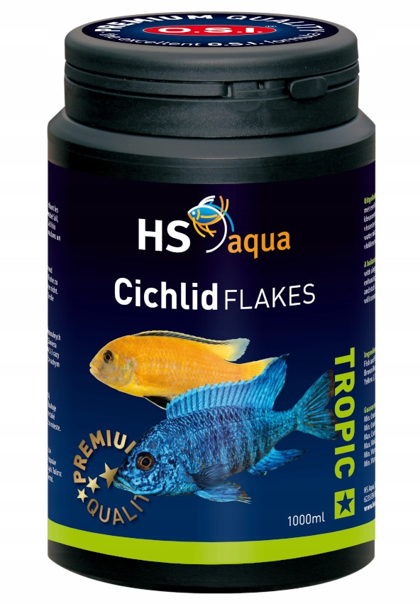 Hs osi Cichlid Flakes 1000 ml/200 g krmivo pro akvarijní ryby