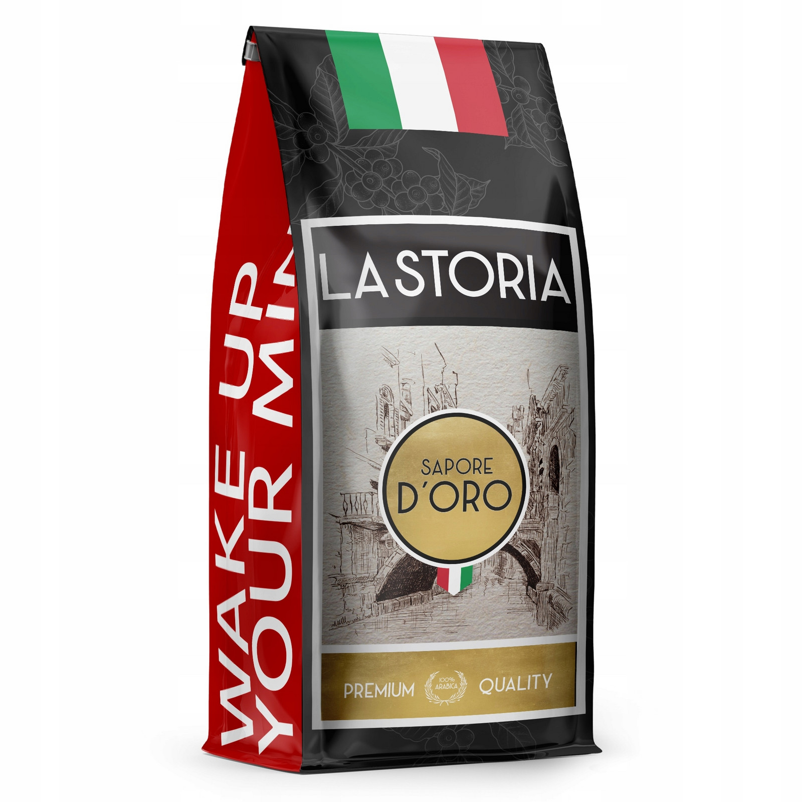 Káva zrnková 1kg Lastoria Oro Arabica 100% Čerstvě pražená Blue Orca+BONUS