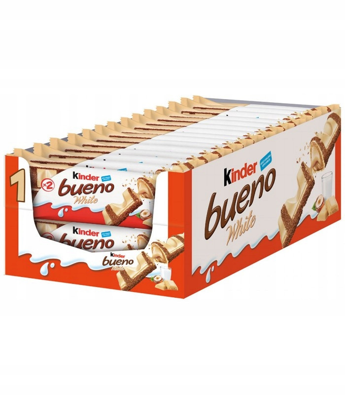 Tyčinka Kinder Bueno White Bílé 30 x 39 g Ferrero Tyčinka