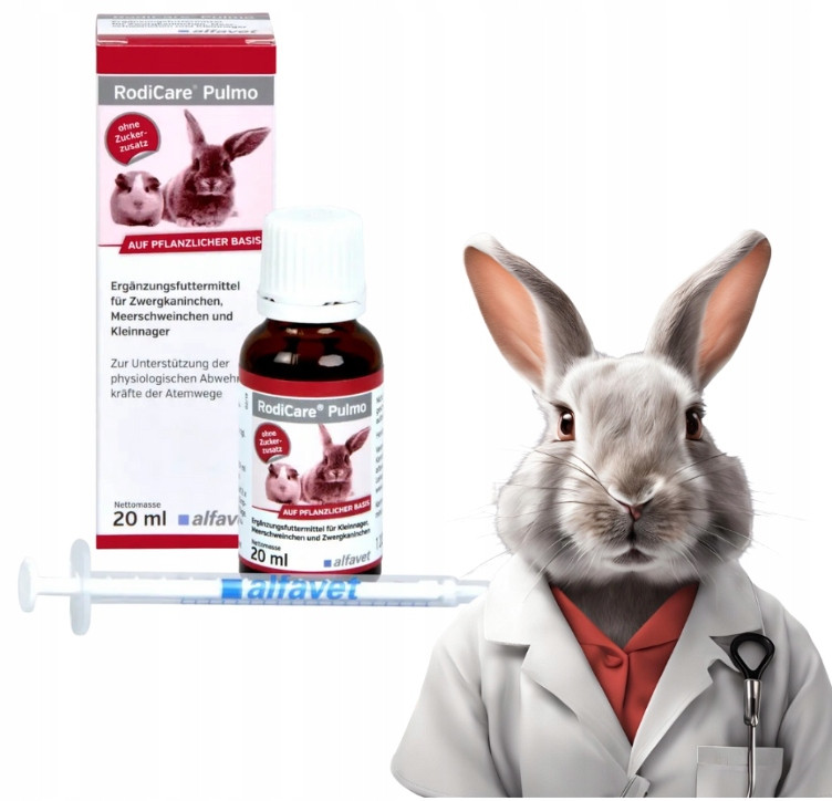 Alfavet Rodicare Pulmo Podporuje Dýchací Cesty Morčata Králíky