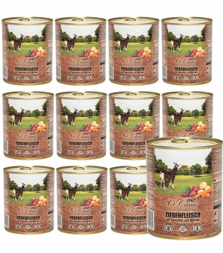 O'Canis konzerva pro psa Koza se zeleninou 6x800g