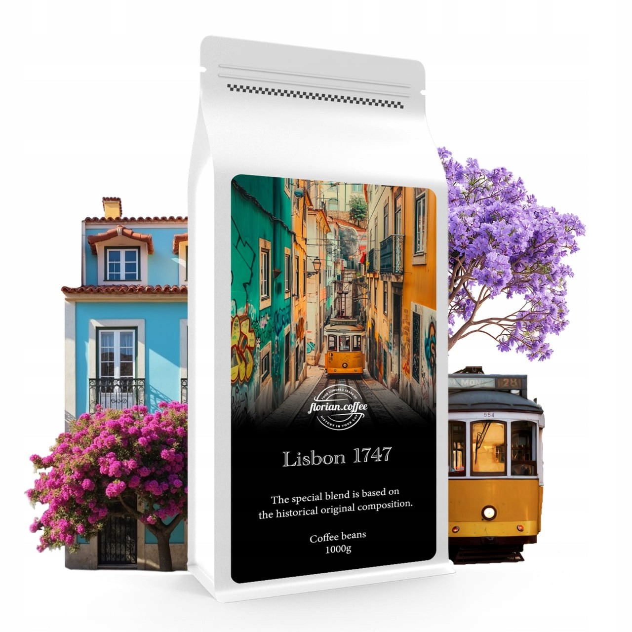 Káva Zrnková 1KG Lisabon 80% Arabica 20% Robusta