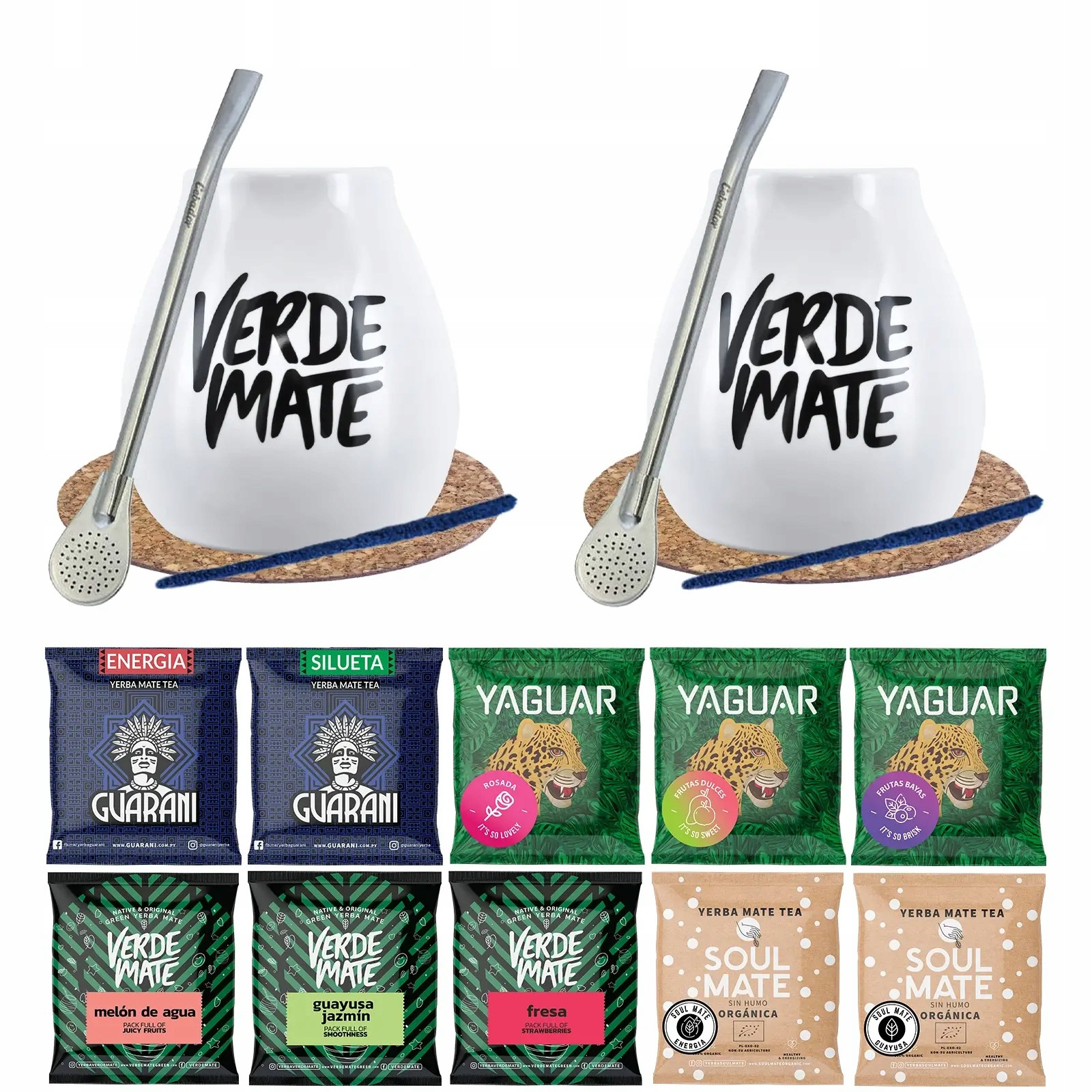 Yerba Mate Set pro dva Verde Mate 10x50g