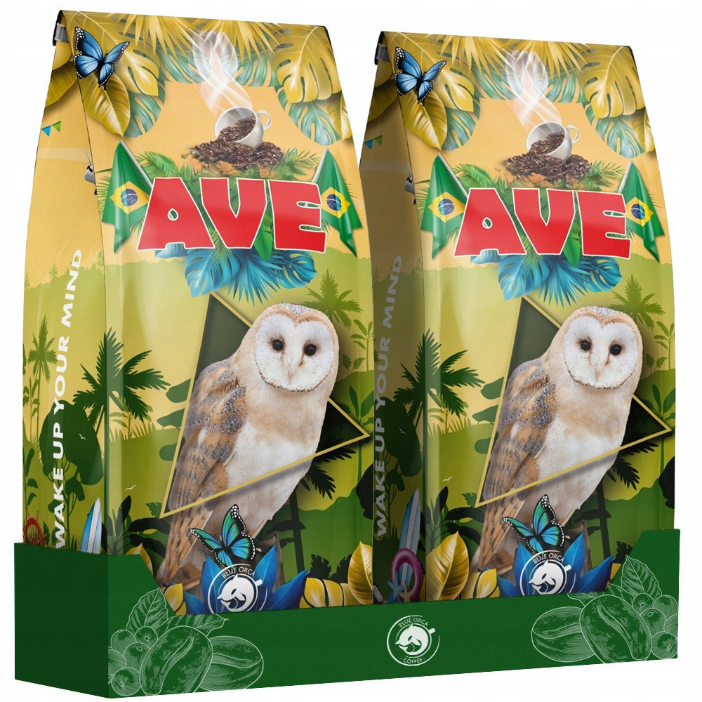 Káva Brazillia Ave Čerstvě Pražená Z Pražírny 2x1 Kg