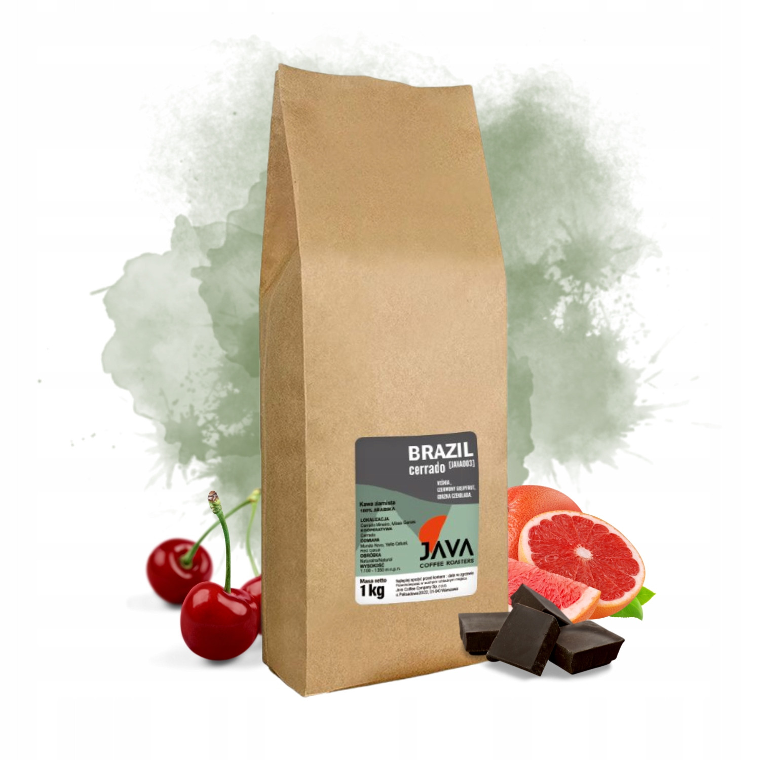 Java Coffee Káva zrnková Brazílie Cerrado 1kg