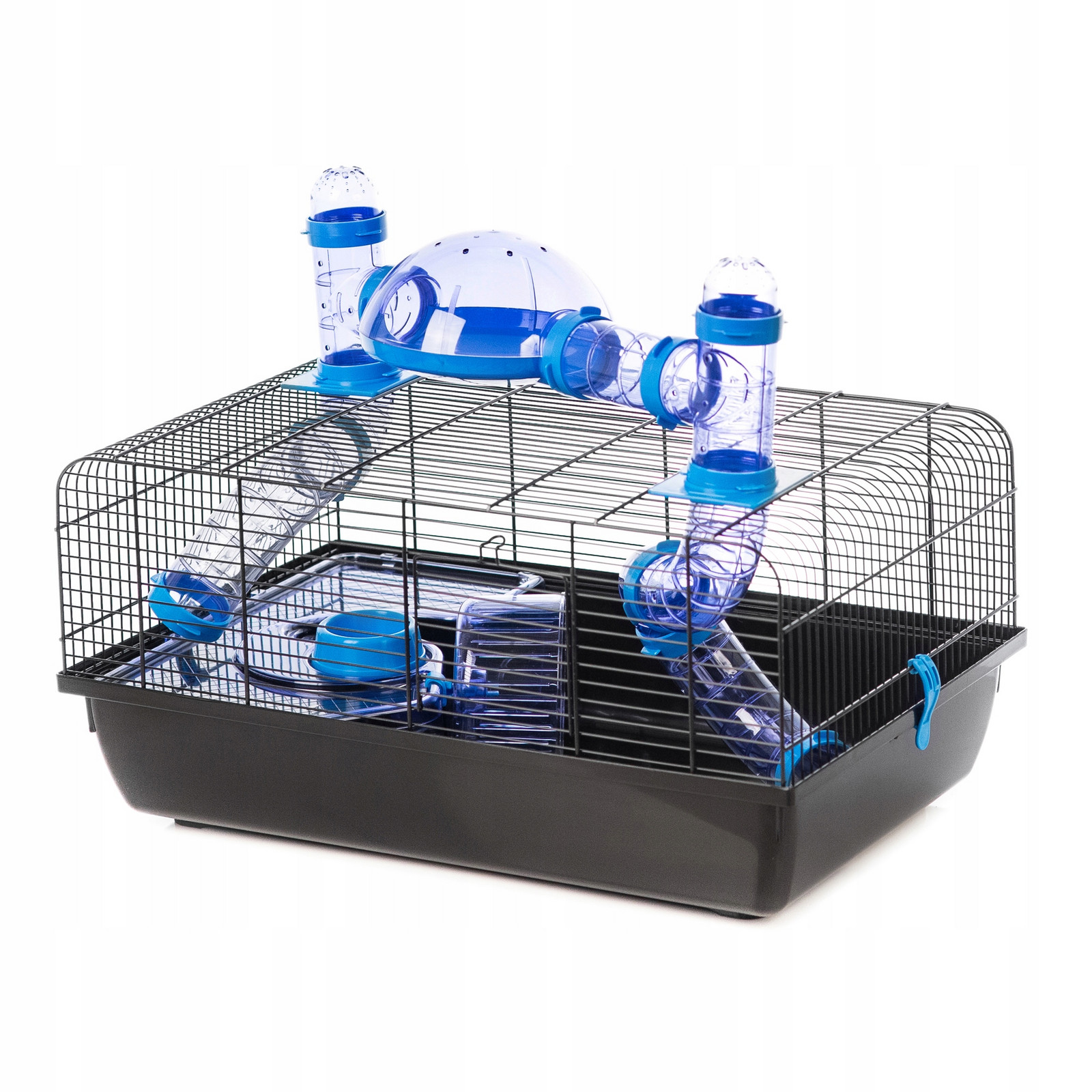 Klec s toaletou pro malé hlodavce 40 x 58 x 38 Cm