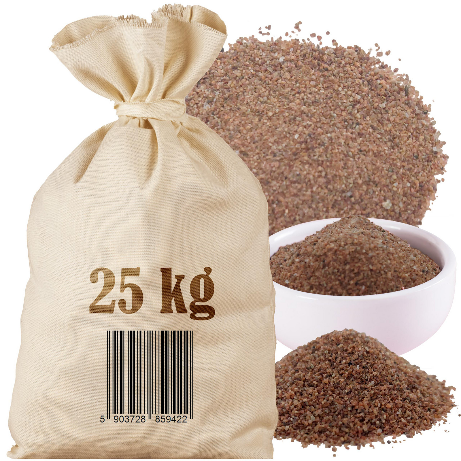 Sůl Černá Jemnozrnná 25KG Sáček Velkoobchod