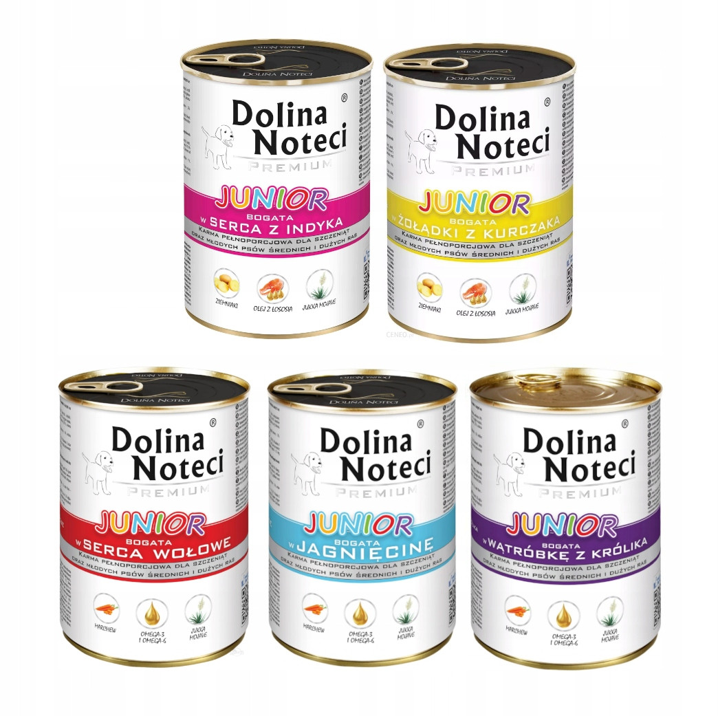 Dolina Noteci Premium Junior Mix chutí 12x400g pro štěňata