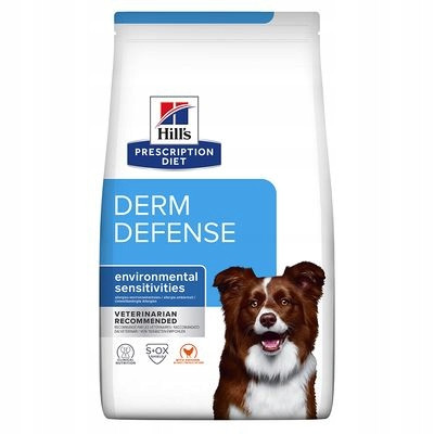 Suché krmivo pro psy Hill's Prescription Diet Derm Defense 12kg