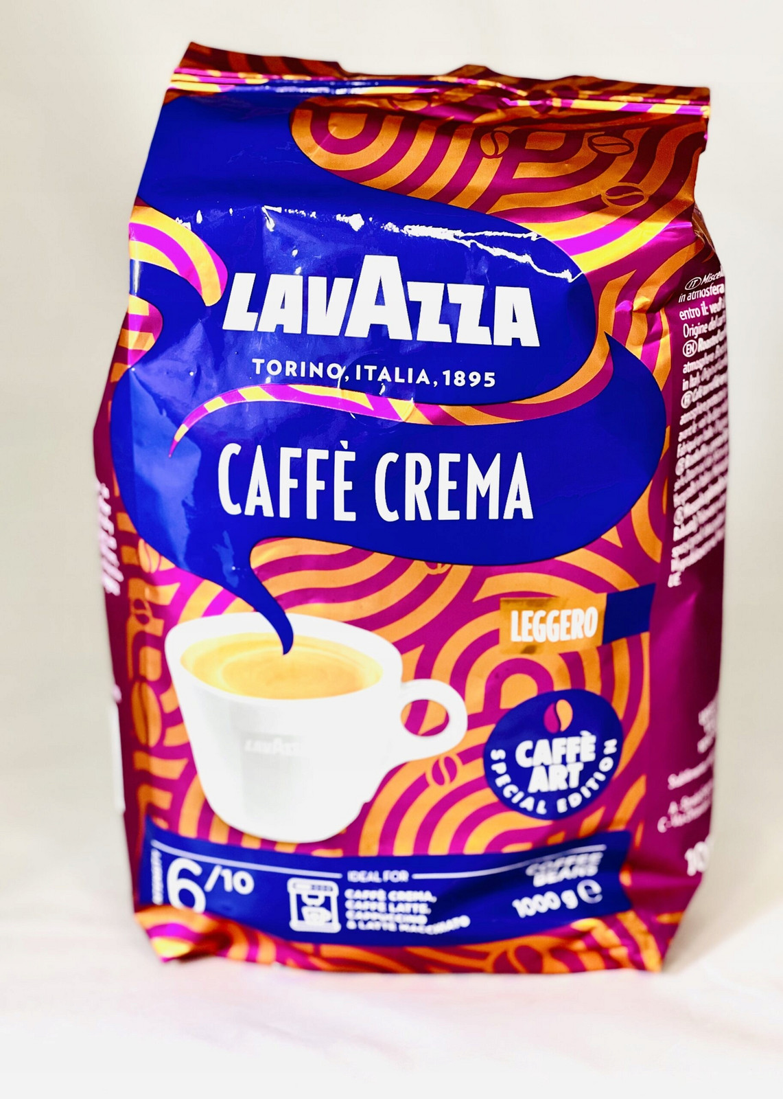 Káva Lavazza Torino Cafe Crema 1000 g