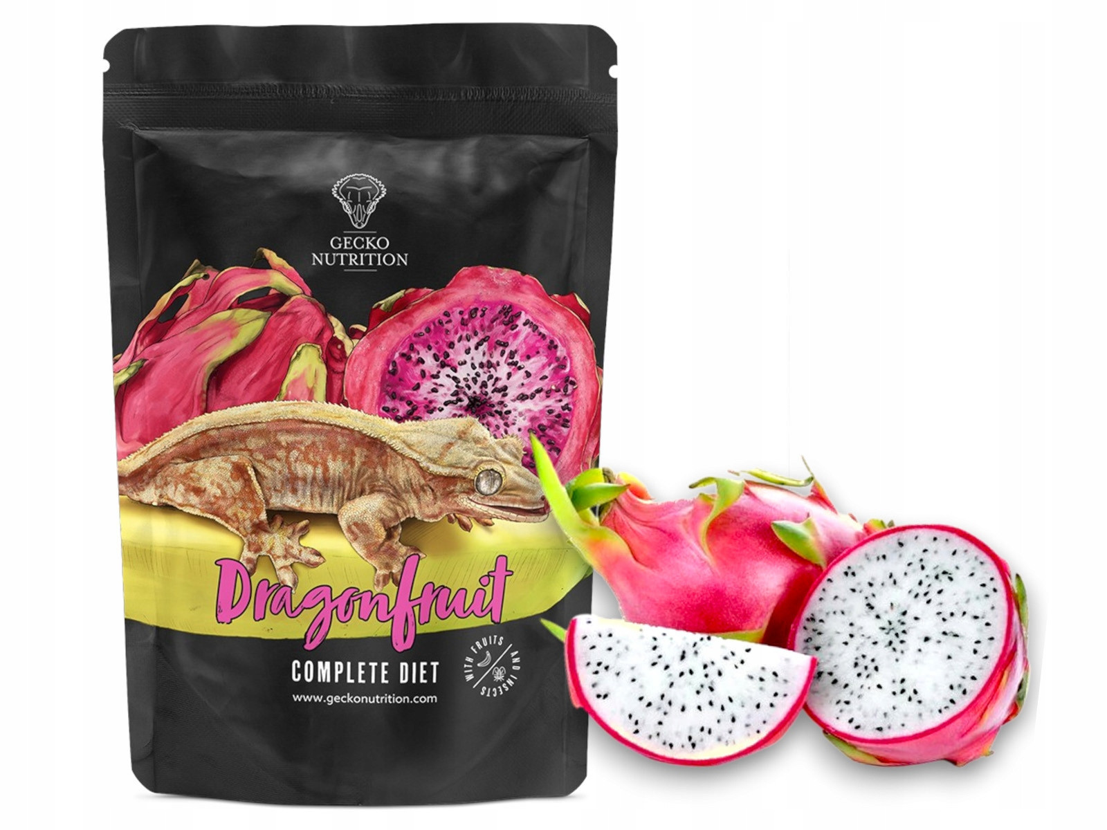 Gecko Nutrition Dračí ovoce Dragonfruit 100g| Originál kaše, krmivo