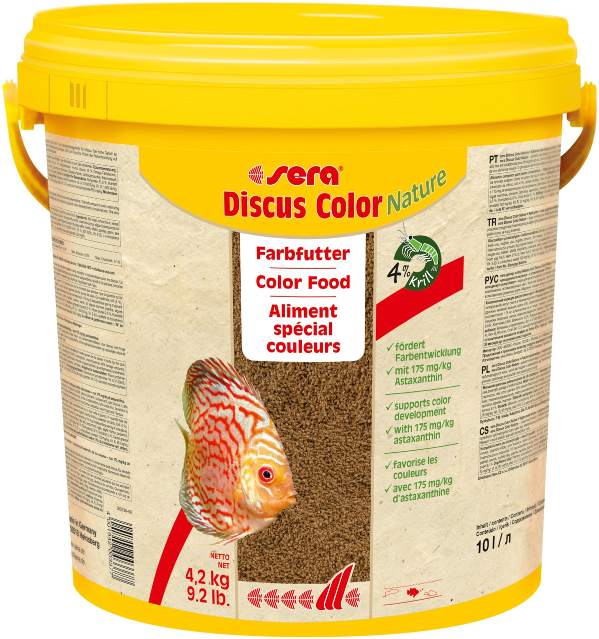 sera Discus Color Nature 10.000 ml (4,2 kg) neoriginální obal