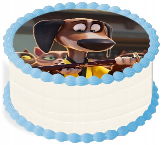 oplatek na dort 14cm Jak jsem se ocel Samurajem Ninja