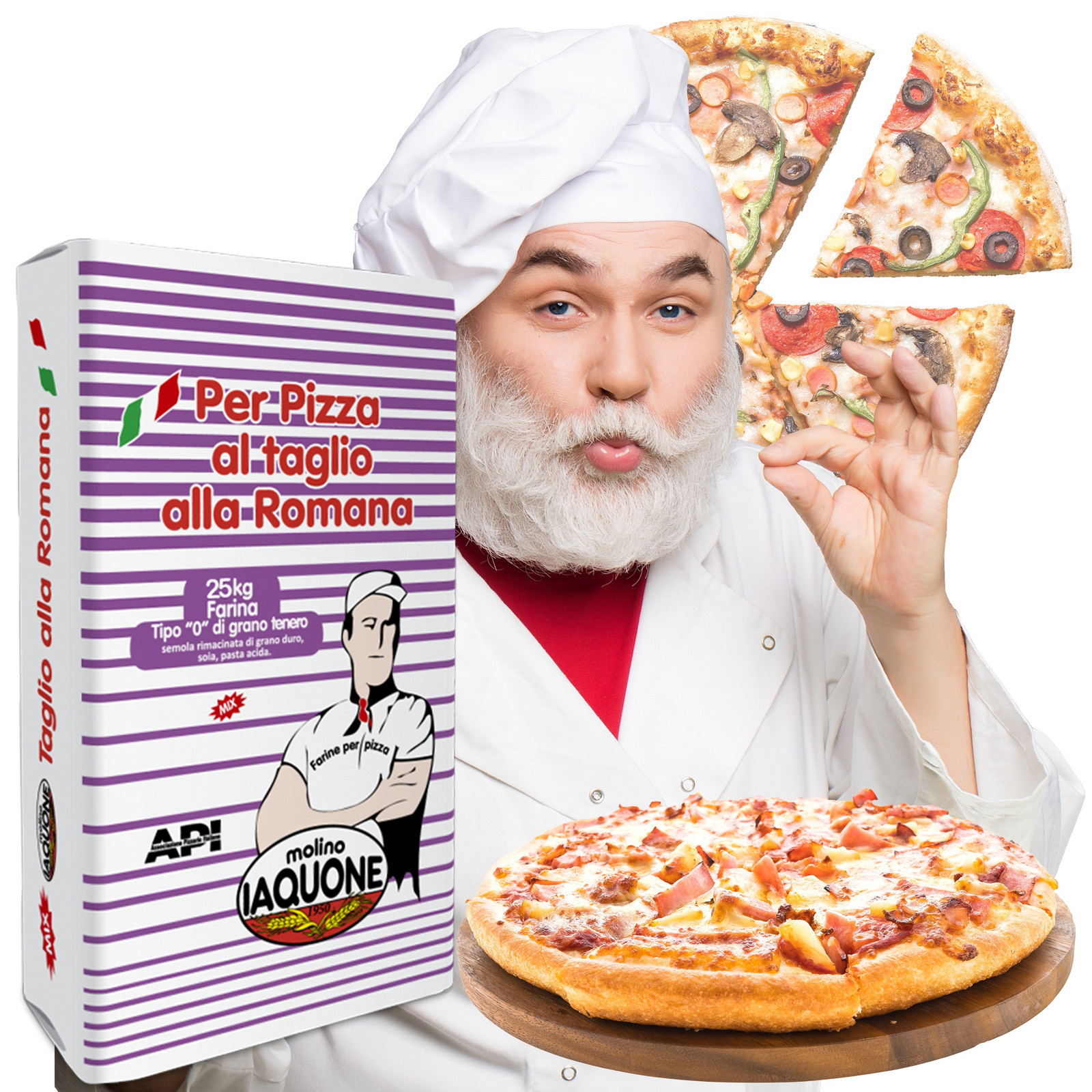 Mouka Na Pizzu 25kg Taglio Alla Romana typ 0 Italské Molino