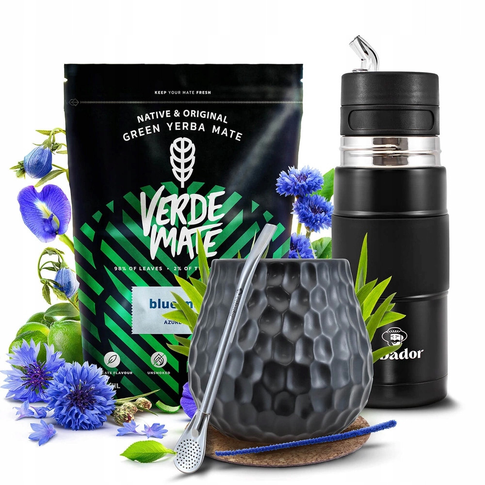 Sada Yerba Verde Mate Blue Moon 500g 0,5kg Yerbomos X All In One