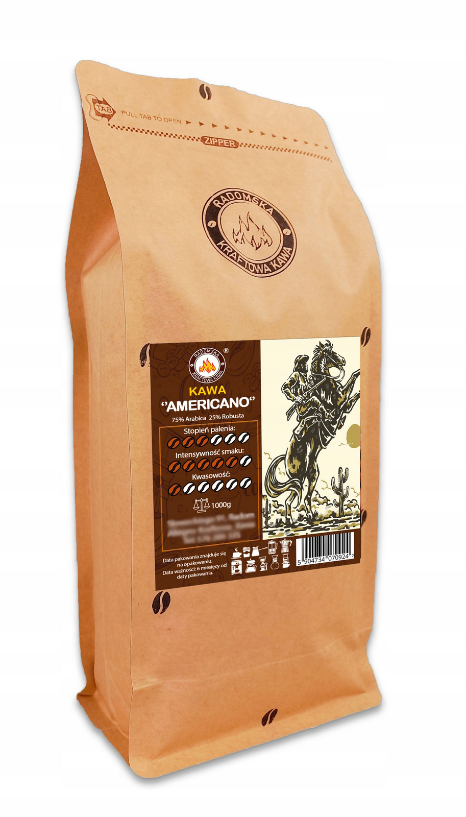 Americano Káva 1000g
