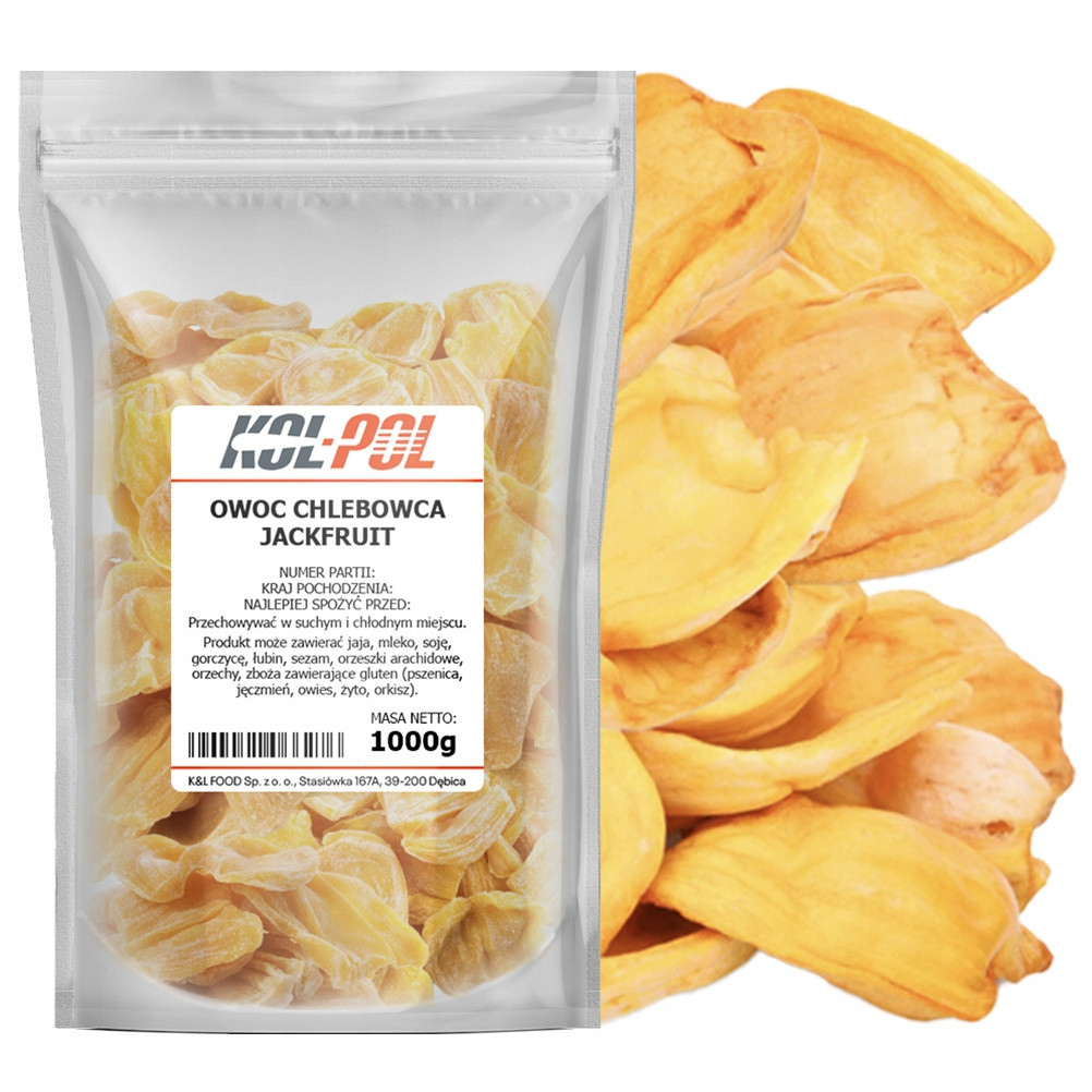 Chlebovník Sušený 1 kg Jackfruit Ovce Chlebovníku Přírodní kvalita Kol-Pol