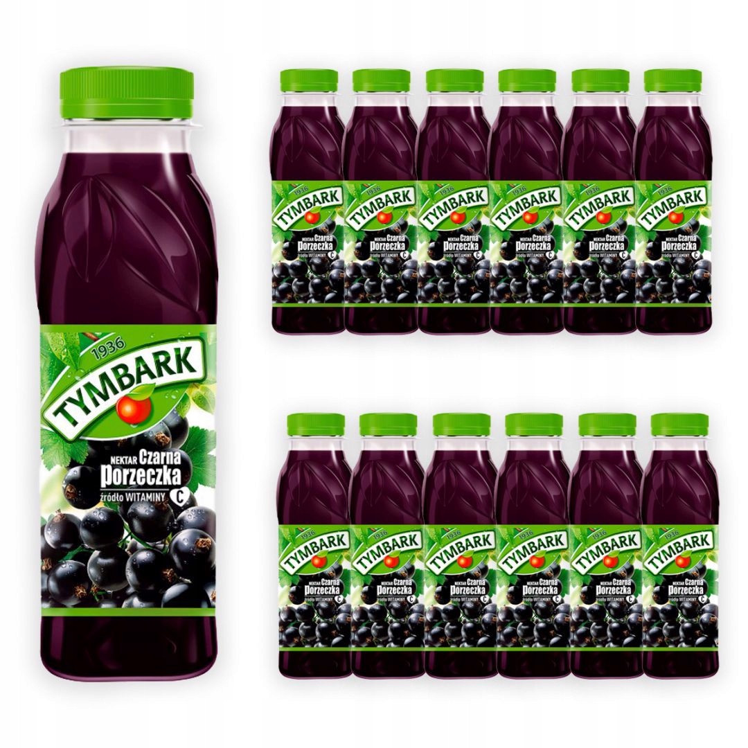 Tymbark Nektar černý rybíz 300 ml x 12 kusů