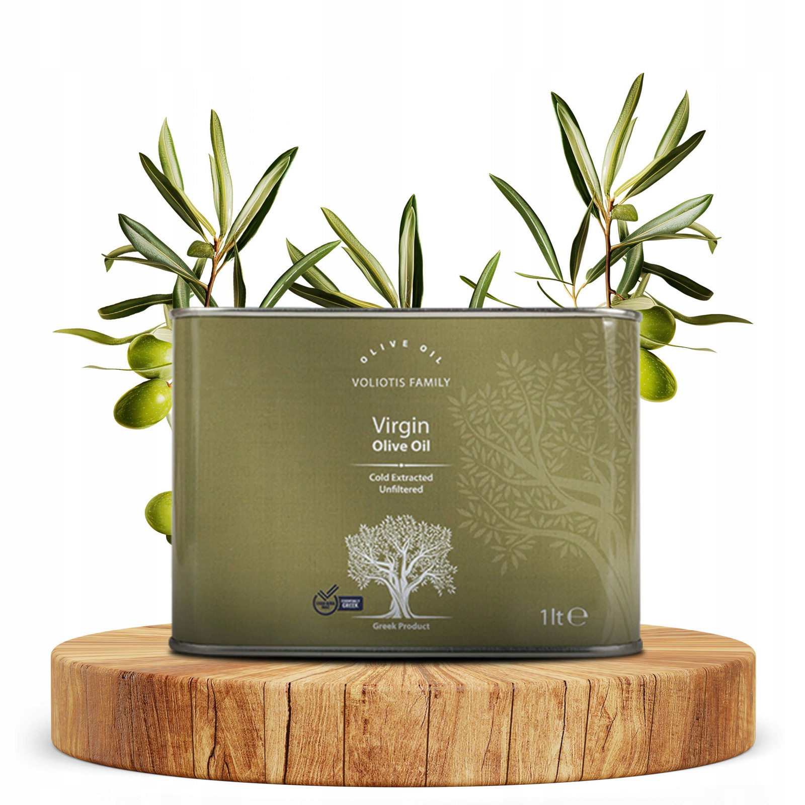 Olivový olej 1 l Virgin Grecka 100% přírodní Čerstvá Sbírka 2024/2025