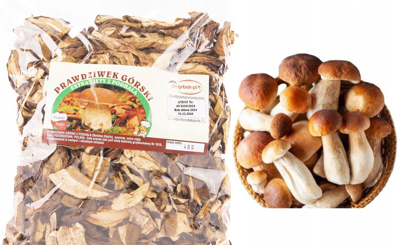 Pravdivý Horský 400g Extra Řezaný Z Podhala Atest 2024 Nová Sbírka hub