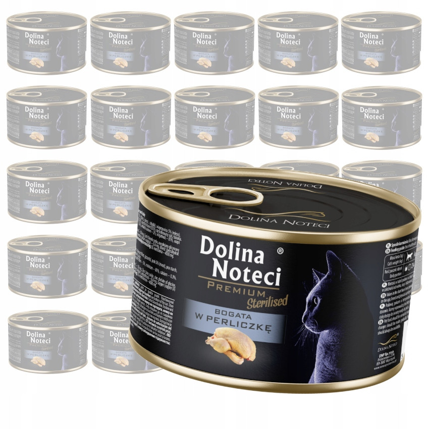 Dolina Noteci Sterilised Perlička 24x185g Vlhké Krmivo pro kočky po sterilizaci