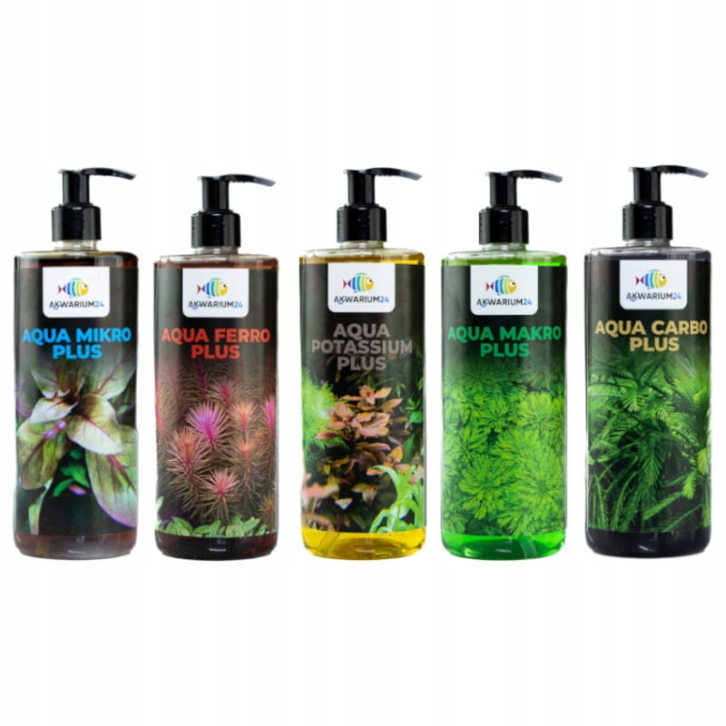 Makro Hnojiva Mikro Ferro Potas Carbo 5x500 ml Sada Hnojiv Pro Rostliny