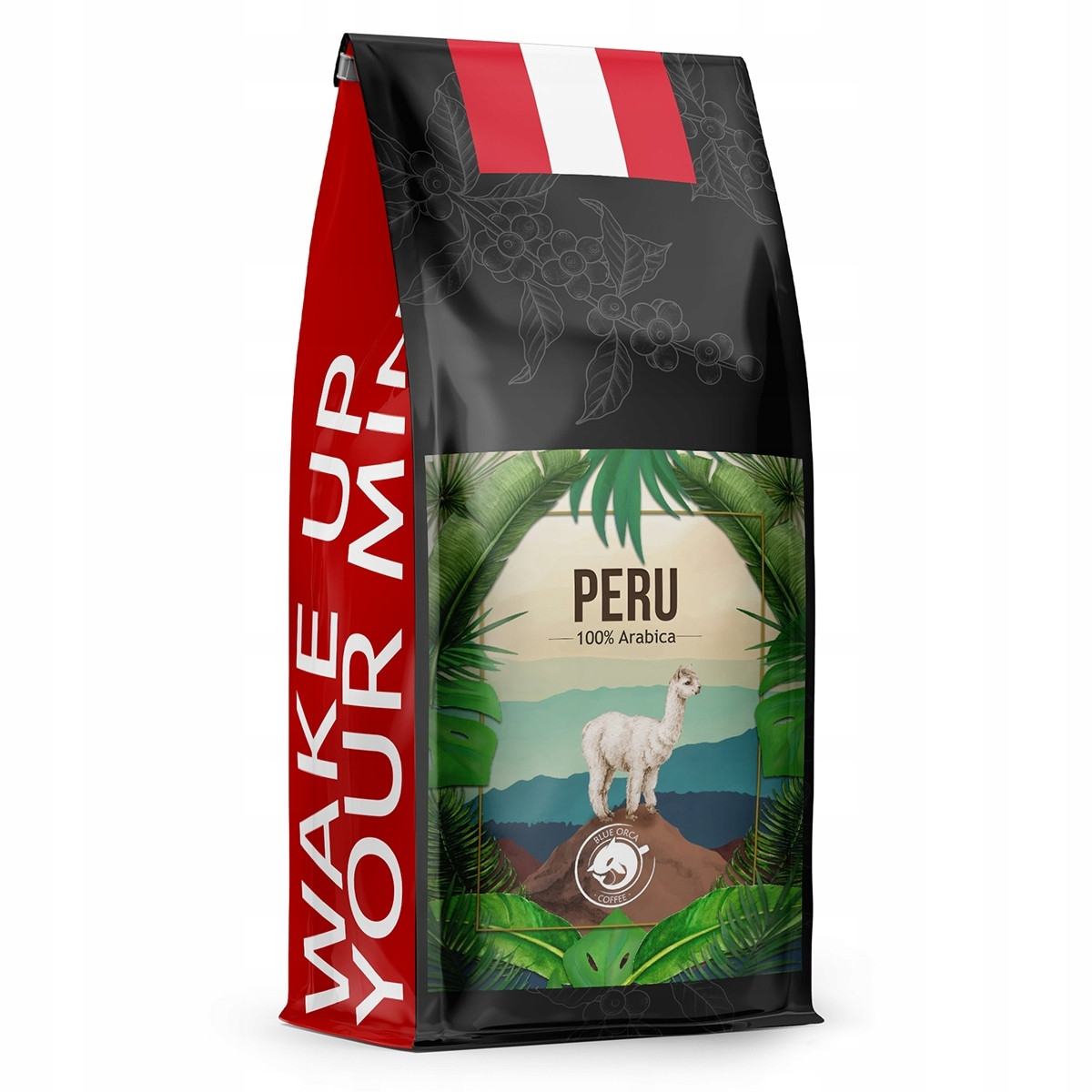 Káva zrnková 1kg Peru Villa Rica 100% Arabica Čerstvě pražená Blue Orca