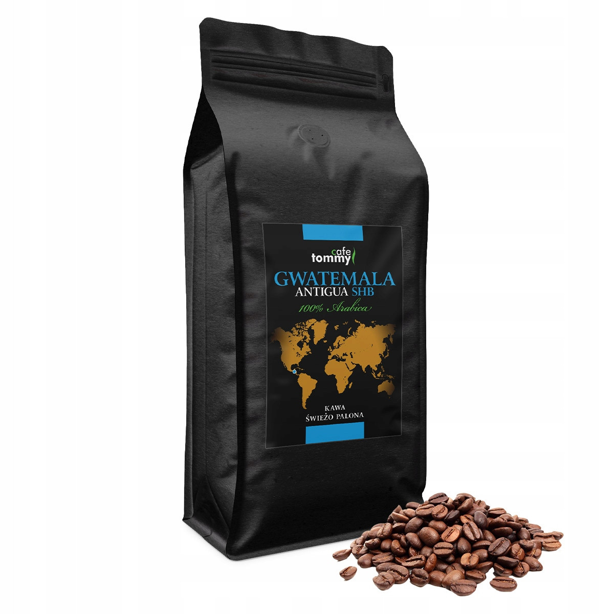 Tommy Cafe Káva Zrnková 100% Arabica Guatemala Antiqua 1kg