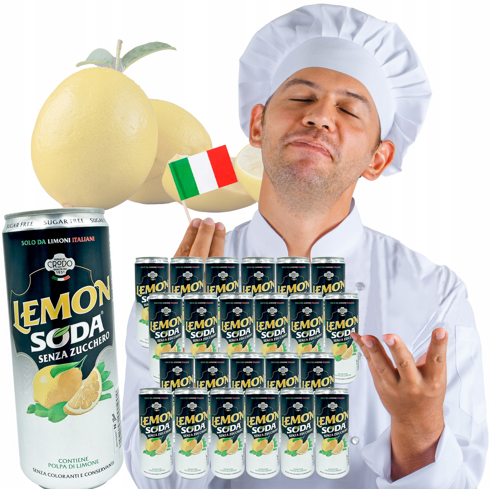 Nápoj Lemon Soda bez cukru Hřebíček 24 ks x 330ml