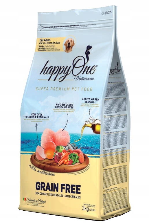 HappyOne Grain-Free Mediterraneum Adult pro dospělé psy Premium 12