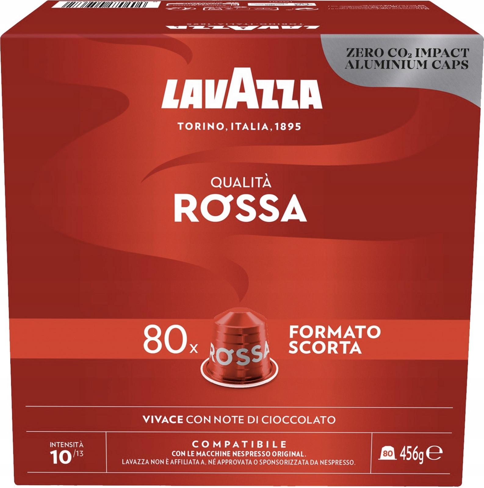 Kapsle pro Nespresso Lavazza Qualita Rossa 80 ks