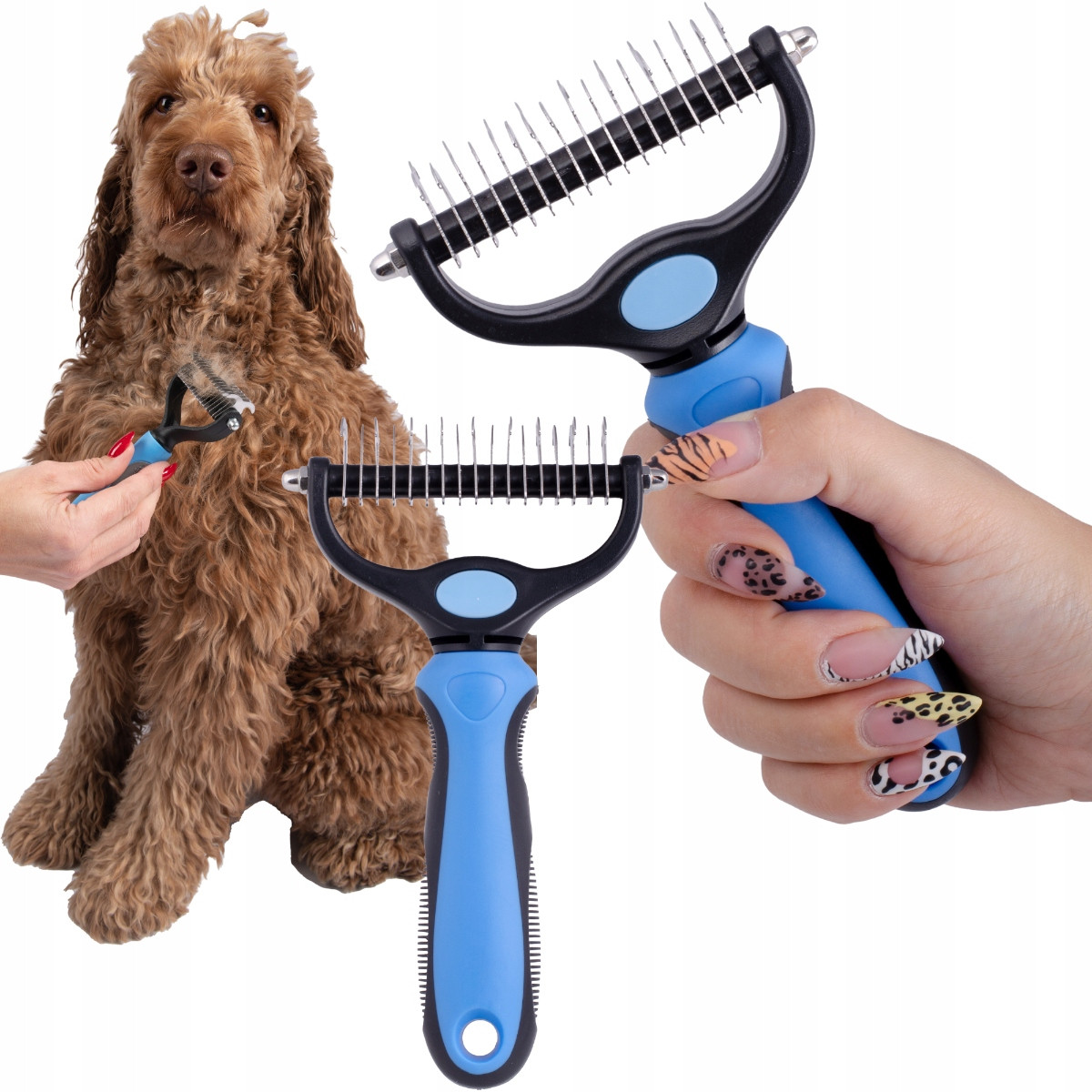 Zastřihovač Szczota Hřeben na peřiny Odstraňuje Mrtvý vlas Psa vyčesává srst