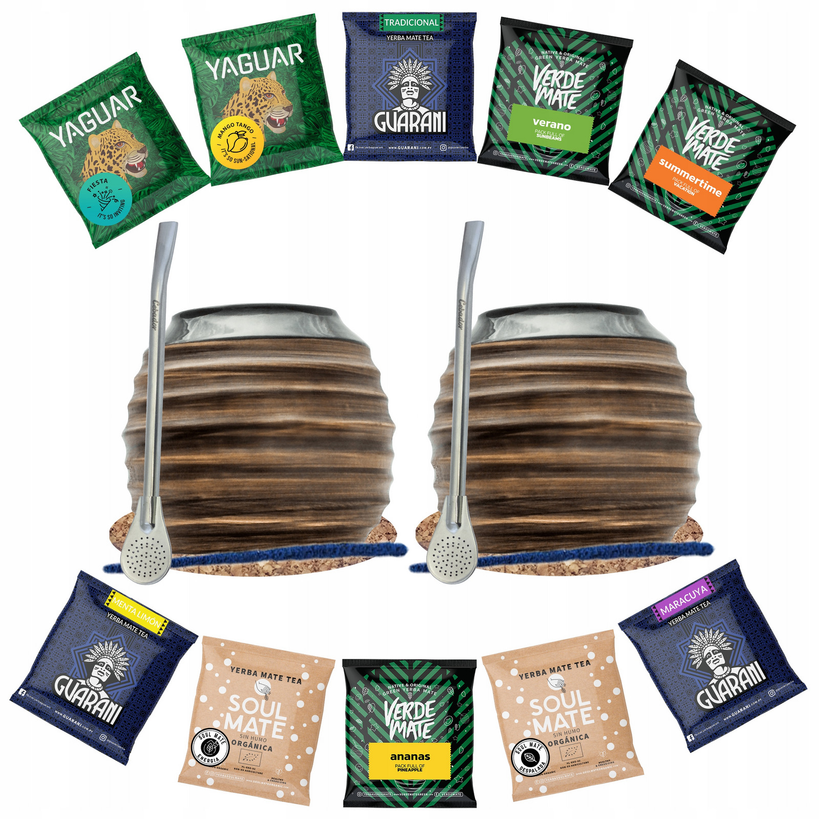 Yerba Mate sada pro pár 10x 50g 500g Matero