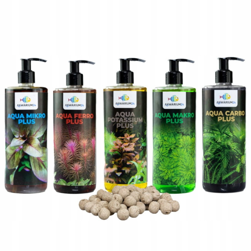 Makro Hnojiva Mikro Ferro Potas Carbo 5x500ml Hliněno-rašelinové Kuličky