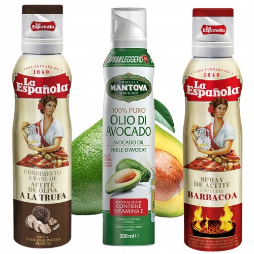 Italský avokádový olej Lanýžový olej barbecue ve spreji 200 Ml Španělský