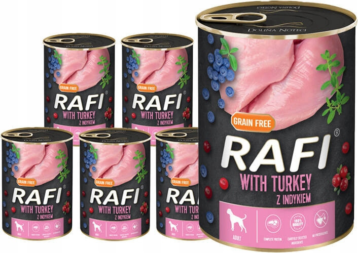 Krmivo mokré pro psy Rafi Dolina Noteci krůta 12x400g