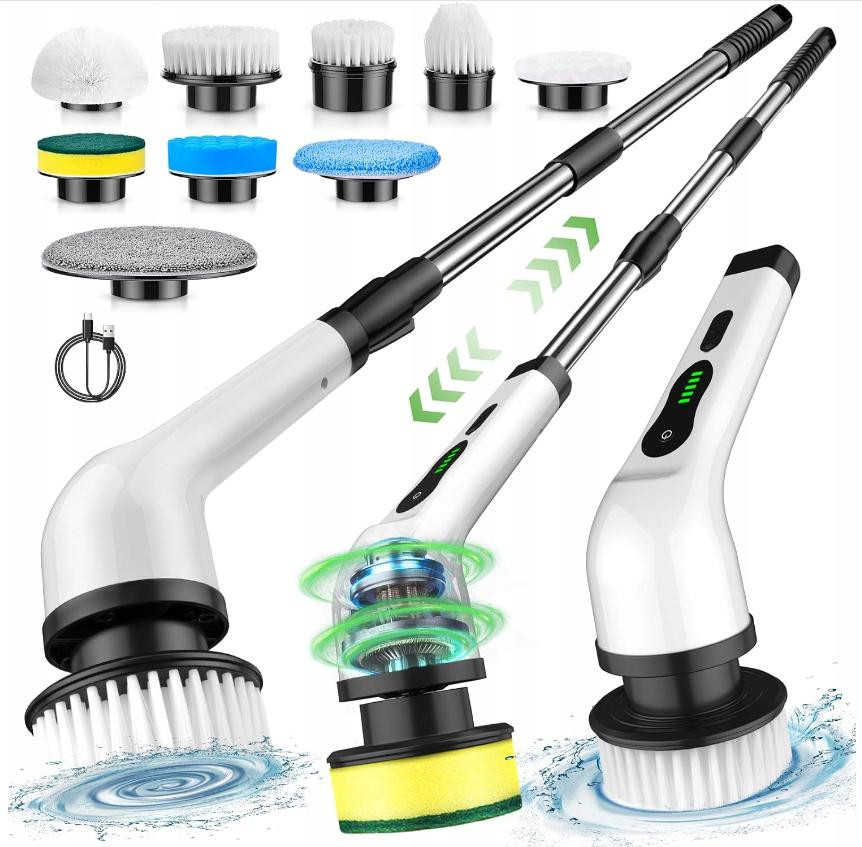 Rotační Elektrický Čisticí Mop Pro Domácnost A Auto 9V1