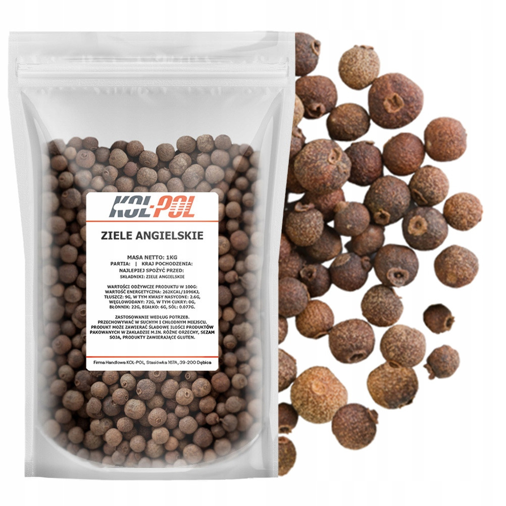 Nové koření zrno 1kg Aromatická kvalita Kol-Pol